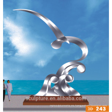 2016 Nueva escultura al aire libre abstracta Escultura del acero inoxidable de la alta calidad